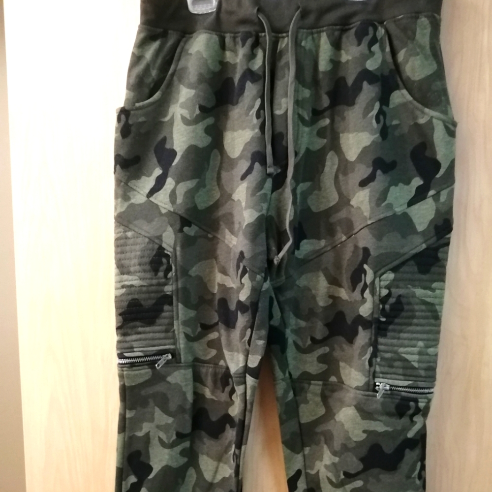 Men's Camo Track Pants.